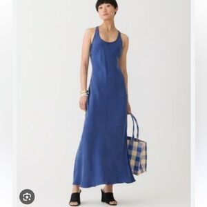 J.CREW Alicia cupro blend Racer Back Slip Dress - SIZE 6 - SOLD OUT